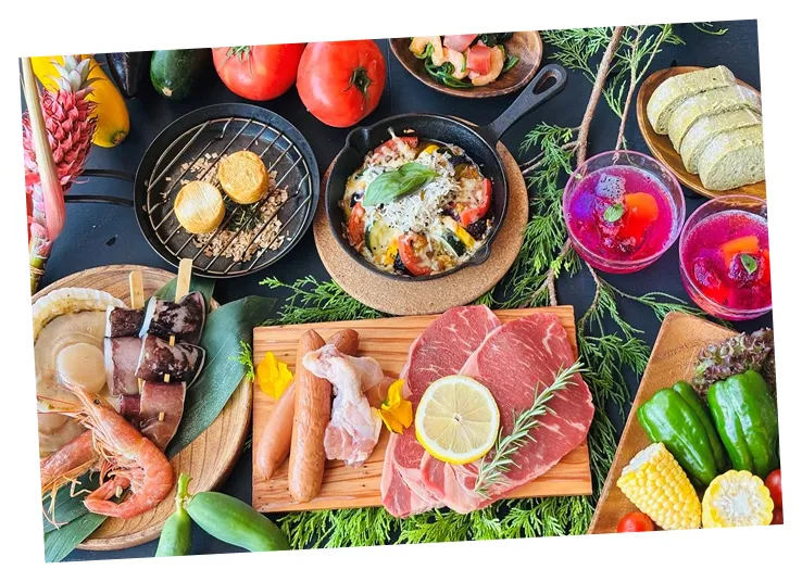 夕朝食付きプランの写真